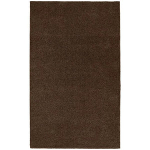 Large Rectangular Bathroom Rug – Chocolate Brown