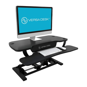 Electric Standing Desk Converter 40-Inch Adjustable Height Desktop Riser