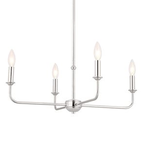 4-Light Mini Chandelier – Metal Ceiling Light Fixture