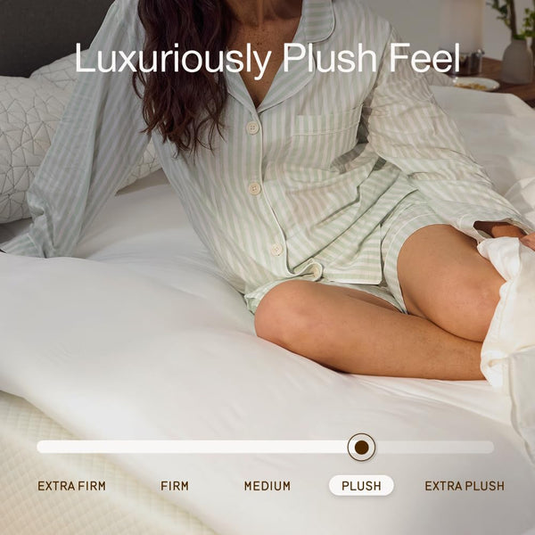 Down Alternative Mattress Topper — Plush Baffle Box with 2-Inch Gusset