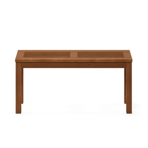 Outdoor Backless Wood Bench