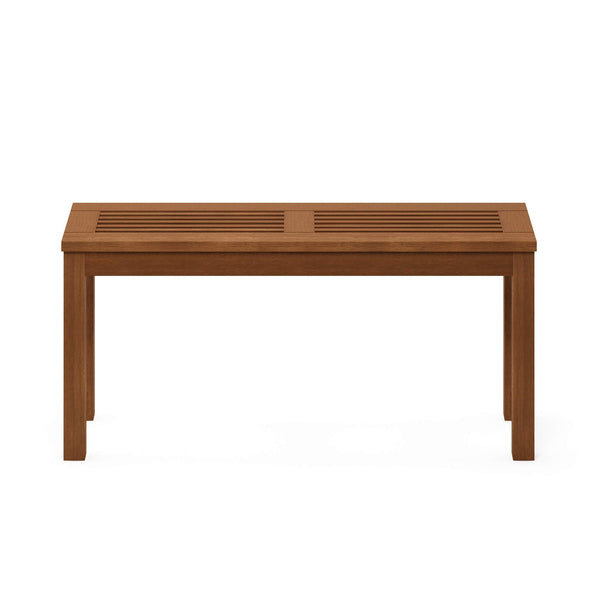 Outdoor Backless Wood Bench