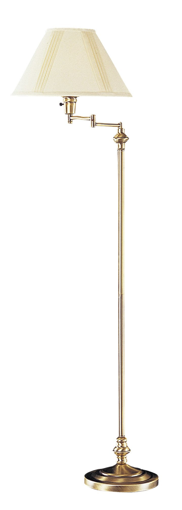 Antique Bronze Swing Arm Floor Lamp