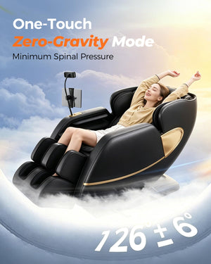 Full Body Zero Gravity Massage Recliner Chair with AI Voice Control