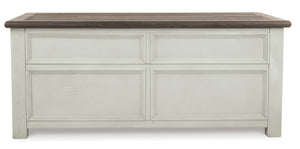 Lift-Top Coffee Table with Storage – Rustic Farmhouse Two-Tone