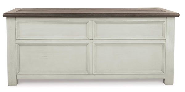 Lift-Top Coffee Table with Storage – Rustic Farmhouse Two-Tone