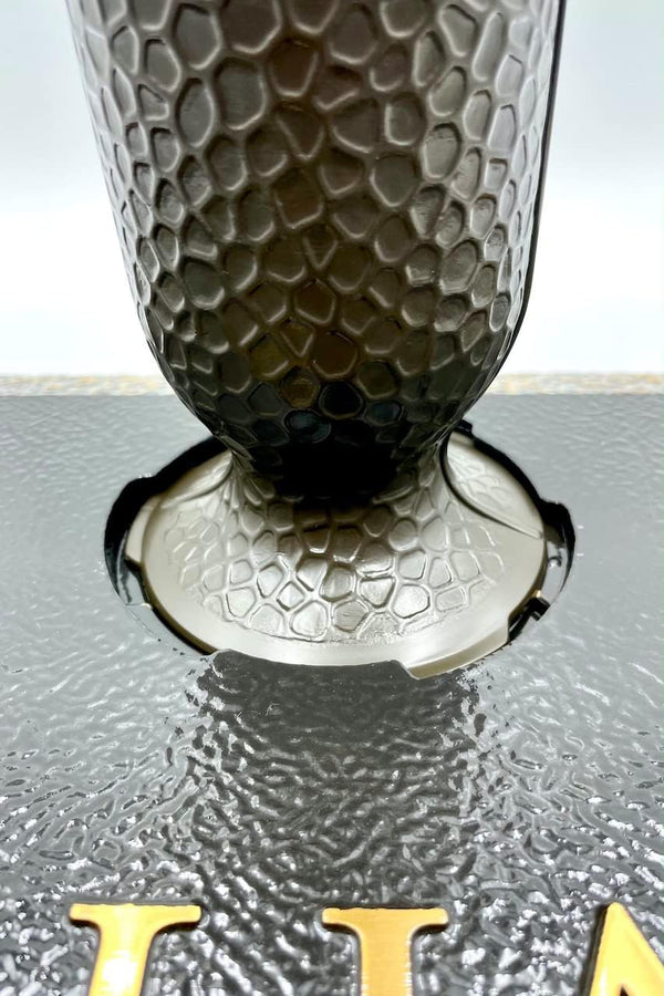 Cemetery Flower Vase with 4-Inch Locking Base