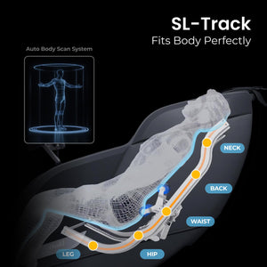 4D Massage Chair with Zero Gravity & SL-Track