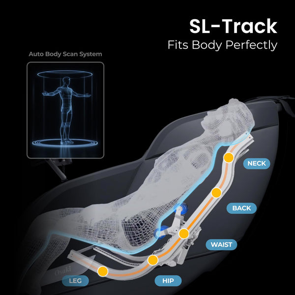 4D Massage Chair with Zero Gravity & SL-Track