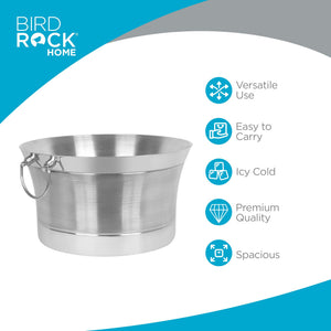 Double Wall Round Beverage Tub – Stainless Steel
