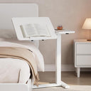Adjustable Overbed Table with Wheels