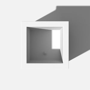 Cube Plastic Planter – Indoor & Outdoor Square Planter Box