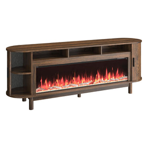 70-Inch Fireplace TV Stand with 50" Electric Fireplace for TVs up to 80"