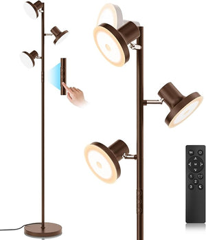 36W LED Tree Floor Lamp with Remote & Touch Control