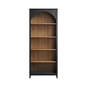 Arched Bookcase 78" Tall with 3 Adjustable Shelves