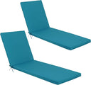 Outdoor Chaise Lounge Cushion Set of 2