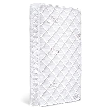 Firm Soft Crib & Toddler Mattress – 5" Thick, Hypoallergenic, Fits Standard Cribs
