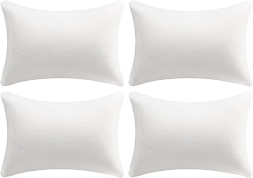 Memory Foam Throw Pillow Inserts – Square Accent Cushion (Pack of 4)