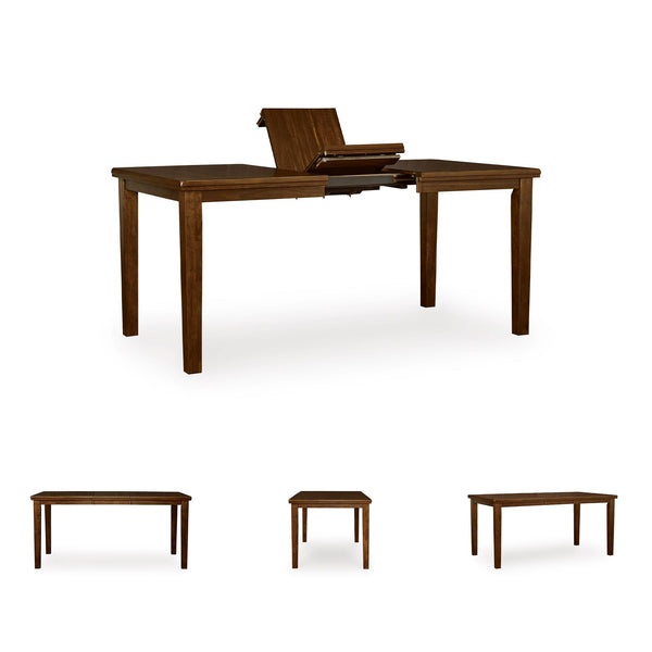 Counter Height Dining Extension Table, Dark Brown