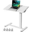 Rolling Laptop Desk with Lockable Wheels | Height Adjustable Standing Desk