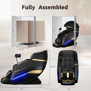 Zero Gravity 3D SL-Track Shiatsu Massage Recliner Chair