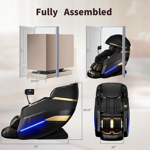 Zero Gravity 3D SL-Track Shiatsu Massage Recliner Chair