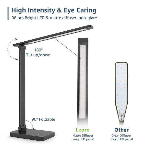LED Desk Lamp with Touch Control
