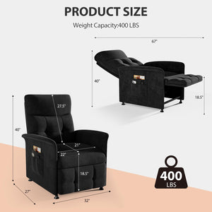 Power Recliner Chair with Heat & Massage