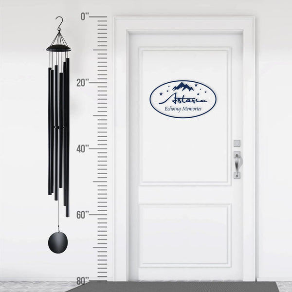 74 Inch Extra Large Outdoor Wind Chimes – Deep Tone Aluminum