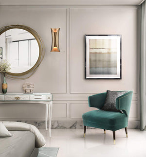 2-Light Brushed Brass Wall Sconce