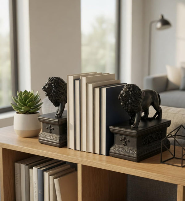 Lion Bookends Set of 2