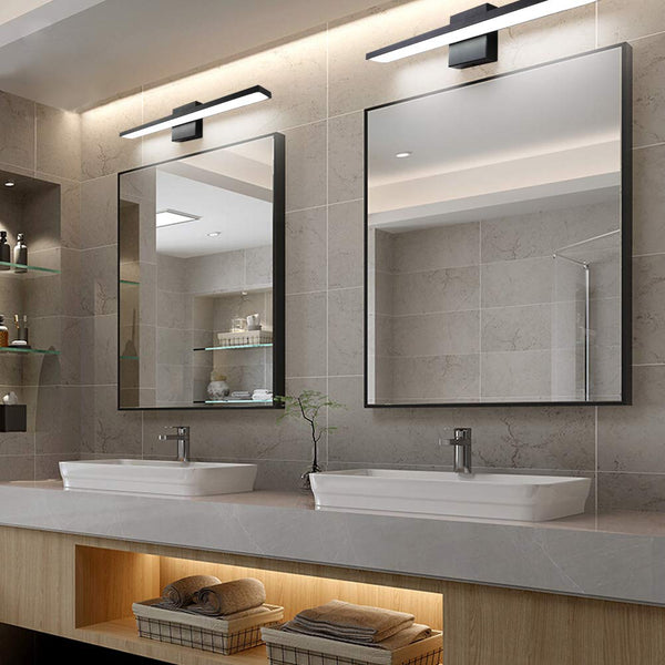 Modern LED Black Vanity Light 5-Piece Bathroom Set