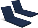 Outdoor Chaise Lounge Cushion Set of 2