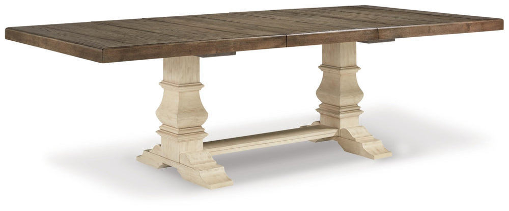 Farmhouse Extension Dining Table with Removable Leaf