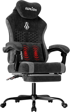 Ergonomic High-Back Gaming & Office Chair with Lumbar Support