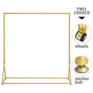Freestanding Metal Clothing Rack