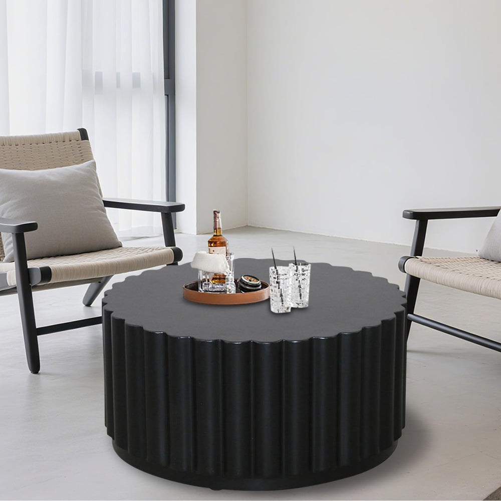 Round Petal Coffee Table – Indoor Outdoor Side Table