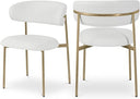 Vegan Leather Dining Chair Set of 2