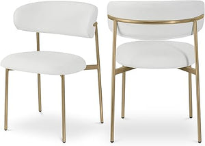 Vegan Leather Dining Chair Set of 2