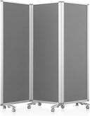 3-Panel Folding Room Divider Privacy Screen 71" x 71"