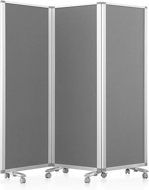 3-Panel Folding Room Divider Privacy Screen 71" x 71"
