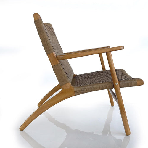 Teak Wood Midcentury Club Lounge Chair