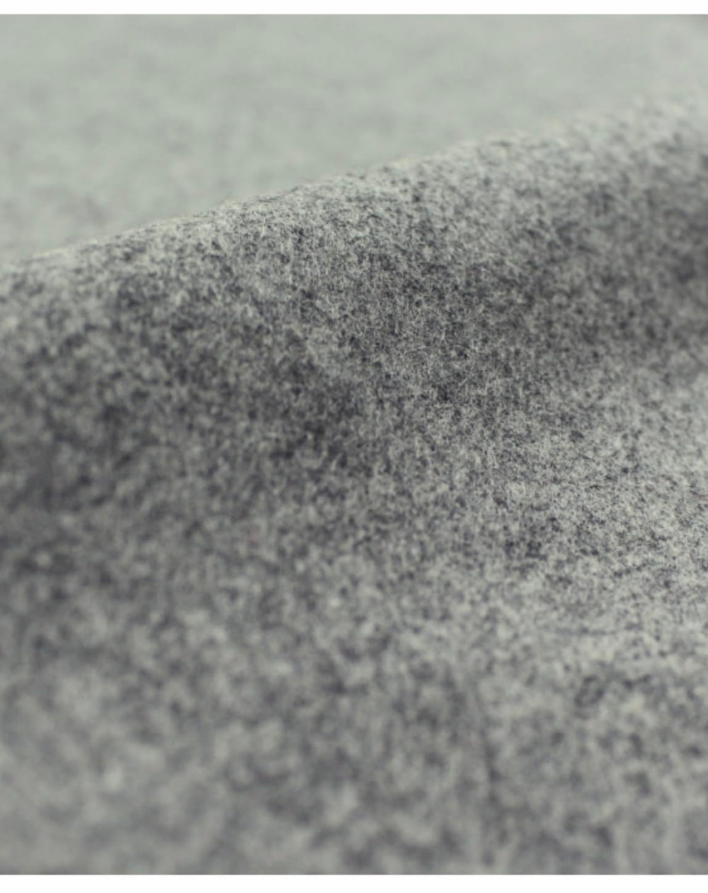 Heather Gray Wool Coating Fabric by the Yard