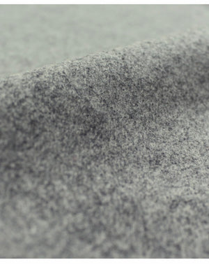 Heather Gray Wool Coating Fabric by the Yard