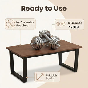 Walnut Folding Coffee Table