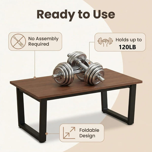 Walnut Folding Coffee Table