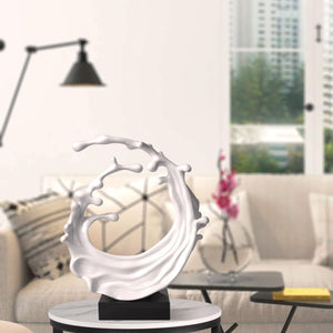 Abstract Sea Wave Sculpture Figurine