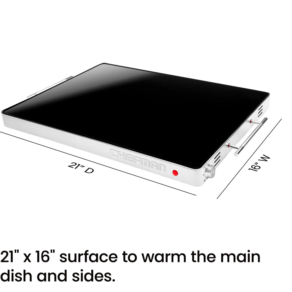 Electric Food Warming Tray with Adjustable Temperature Control