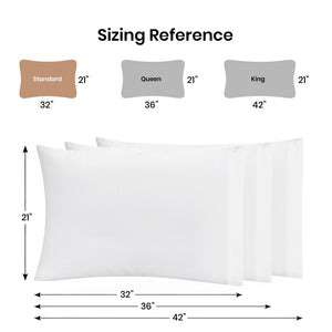 Polycotton Pillowcases Bulk Pack – Standard, Queen & King