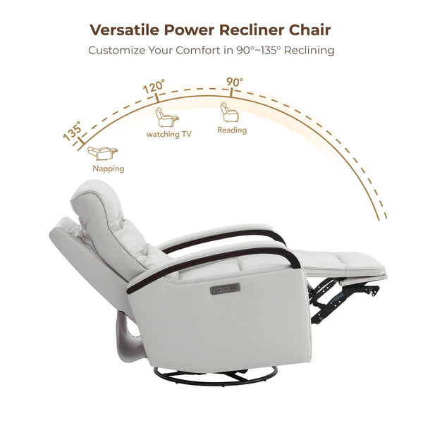 Power Swivel Glider Rocker Recliner Chair